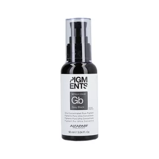 Alfaparf MILANO PIGMENTS - SKONCENTROWANY PIGMENT DO WŁOSÓW, RÓŻNE KOLORY, 90ML GREY BLACK-SZARO CZARNY (55PLN) - Farby do włosów i szampony koloryzujące - miniaturka - grafika 1