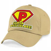 Czapki i chusty sportowe męskie - CZAPKA z DASZKIEM Prezent dla PSZCZELARZA Wzory - miniaturka - grafika 1