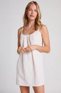 Bielizna nocna - Hunkemöller Muślinowa halka Biały - miniaturka - grafika 1