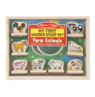Zabawki kreatywne - Melissa & Doug, zestaw stempelków przestrzennych Farma - miniaturka - grafika 1
