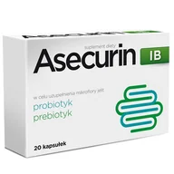 Układ pokarmowy - Aflofarm Asecurin IB 20 kapsułek 3740441 - miniaturka - grafika 1