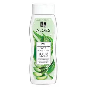 OCEANIC AA Aloes Żel multifunkcyjny S.O.S do rąk i ciała 100% Aloe Vera 250ml - Kremy oczyszczające - miniaturka - grafika 1