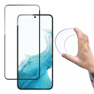Wozinsky Full Cover Flexi Nano folia szklana szkło hartowane z ramką Samsung Galaxy S22+ (S22 Plus) przezroczysty - Szkła hartowane na telefon - miniaturka - grafika 1