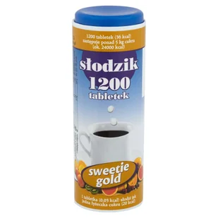 SŁODZIK SWEETIE GOLD 1200 TABLETEK - Cukier i słodziki - miniaturka - grafika 1