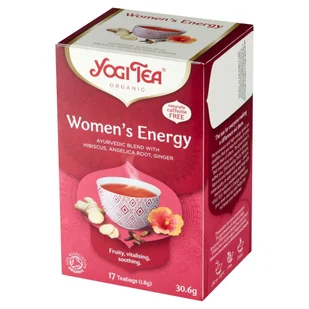 Yogi Tea HERBATKA DLA KOBIET - ENERGIA (WOMEN&apos;S ENERGY) BIO (17 x 1,8 g) 30,6 g - - Zdrowa żywność - miniaturka - grafika 1