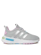 Buty dla dziewczynek - adidas Sneakersy Racer TR23 Kids ID5983 Szary - miniaturka - grafika 1