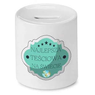 Skarbonka Dla Mima na Urodziny na Prezent z Nadrukiem ze Zdjęciem + Opakowanie na prezent (wzór 02) - Skarbonki - miniaturka - grafika 1