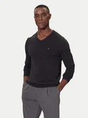 Swetry męskie - Tommy Hilfiger Sweter MW0MW42249 Czarny Regular Fit - miniaturka - grafika 1
