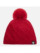 Czapki damskie - Czapka zimowa dziewczęca Rossignol Jr Luna czerwony TU - miniaturka - grafika 1