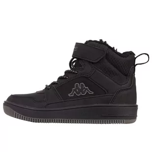 Buty Kappa Shab Fur K 260991K-1111 - czarne - Buty dla dziewczynek - miniaturka - grafika 1