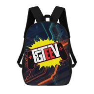 Torby na laptopy - FGTeeV Goozy Logo Plecak na ramię Tornister Torba na książki Uniwersalny plecak na laptopa 16.1 X 11.8 X 4.5inches - miniaturka - grafika 1