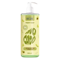 Mydła - On Line Fruity Shot Avocado, mydło w płynie, 390 ml - miniaturka - grafika 1