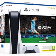 Konsole Playstation - SONY PlayStation 5 C Chassis + EA SPORTS FC 24 (do pobrania) + FC 24 Ultimate Team (voucher) - miniaturka - grafika 1