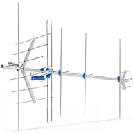 Anteny TV - Antena Telewizyjna TTV Turbo V5 - Najmocniejsza Antena Combo z Wzmacniaczem SWA955-5 do Odbioru MUX-8 i UHF, Odporna na Warunki Atmosferyczne, Ideal.. - miniaturka - grafika 1