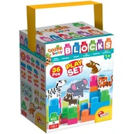 Klocki - Carotina klocki konstrukcyjne Szczęśliwe zwierzątka - miniaturka - grafika 1