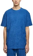 Koszulki męskie - Urban Classics Męski T-shirt Oversized Towel Tee royal 3XL, Royal, 3XL - miniaturka - grafika 1