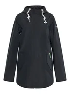Kurtki i kamizelki sportowe damskie - Schmuddelwedda Kurtka przeciwdeszczowa w kolorze czarnym - miniaturka - grafika 1