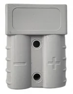 Akcesoria motoryzacyjne - WTYCZKA GNIAZDO ANDERSONA 50A 16mm SZARY - miniaturka - grafika 1