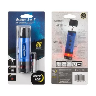 Nite Ize - Latarka Radiant® 3-in-1™ LED Mini Flashlight - Niebieski - NL1B-03-R7 - Latarki - miniaturka - grafika 2
