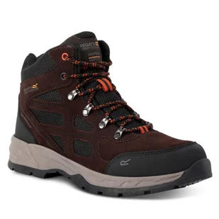 Trekkingi Regatta VendeavorSuede Bt RMF836 Bordowy - Buty trekkingowe męskie - miniaturka - grafika 1