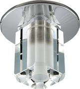 Lampy sufitowe - Candellux Podtynkowa halogenowa OPRAWA sufitowa OCZKO SK-17 2268883 Chrom transparentny - miniaturka - grafika 1
