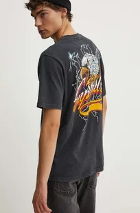 Superdry t-shirt bawełniany męski kolor czarny z nadrukiem M1012047A-8IW - Koszulki męskie - miniaturka - grafika 1