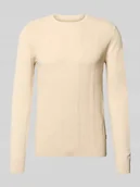 Swetry męskie - Sweter o kroju slim fit z efektem dzianiny model ‘Baron’ - miniaturka - grafika 1