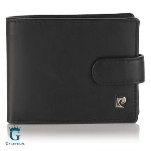 Portfel męski zapinany Pierre Cardin z metalowym logo YS603 8825A - Portfele - miniaturka - grafika 1