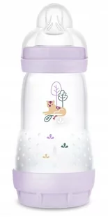 MAM BABY BUTELKA PERFECT START ANTI COLIC 260ML ANTYKOLKOWA 2M+ FIOLETOWA - Butelki dla niemowląt - miniaturka - grafika 1