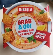 Paluszki - Hummus pikantny z krakersami 130 g - miniaturka - grafika 1