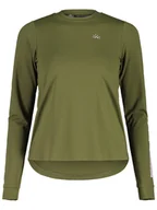 Koszulki sportowe damskie - Maloja Koszulka funkcyjna "ErleM" w kolorze khaki - miniaturka - grafika 1