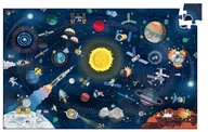 Puzzle - Djeco Puzzle Kosmos Z Książeczką I Plakatem - - miniaturka - grafika 1