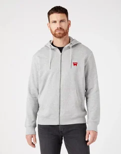 Bluza Wrangler Zip Thru Hoodie Oat Mele W664Hac17 L - Bluzy męskie - miniaturka - grafika 1