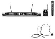 Mikrofony estradowe - LD Systems U505 HBH 2 - Wireless Microphone System with Bodypack, Headset and Dynamic Handheld Microphone LDU505HBH2 - miniaturka - grafika 1