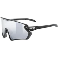 Okulary przeciwsłoneczne - Okulary sportowe Uvex Sportstyle 231 2.0 Set Kolor: czarny/srerbny - miniaturka - grafika 1