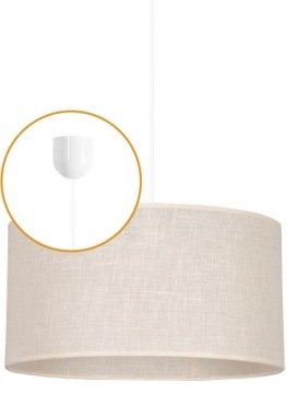 Lampa wisząca Abażur 40 cm sufitowa 1x E27 60 W Żyrandol klosz Led