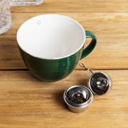 Zaparzacze i kawiarki - Zaparzacz JALO do herbaty srebrny 5x4 cm HOMLA - miniaturka - grafika 1