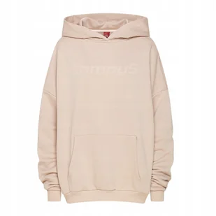 BLUZA unisex z KAPTUREM kangurka DRESOWA sportowa CAMPUS DAMARIS beż L/XL - Bluzy damskie - miniaturka - grafika 1