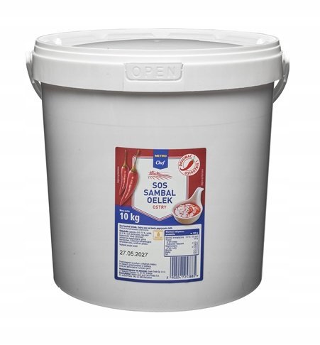 METRO Chef Sos Sambal Oelek ostry 10 kg