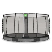 Trampoliny - Exit Trampolina naziemna Allure Premium ø427cm czarna - miniaturka - grafika 1