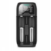 Ładowarki do telefonów - Ładowarka Videx VCH-UD200,16340,17670, 18350, 18500, 18650, AA, AAA, C R14 - miniaturka - grafika 1