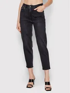 Spodnie damskie - 7 For All Mankind Jeansy Malia JSA7C320LB Czarny Relaxed Fit - miniaturka - grafika 1