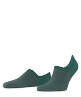 Koszulki męskie - FALKE Mężczyźni Stopki Colour Blend M IN Zrównoważona Bawełna niewidoczne jednokolorowe 1 Para, Turkusowy (Verdigris 7426), 43-46 - miniaturka - grafika 1