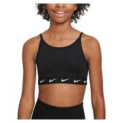 Bielizna sportowa damska - Biustonosz sportowy dla dziewcząt Nike Dri-Fit One FD2276 - miniaturka - grafika 1