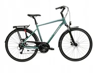 Rowery - Rower trekkingowy KROSS TRANS 3.0 rozmiar XL Zielony - miniaturka - grafika 1