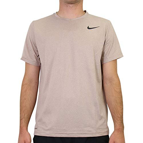 Nike Męskie koszulki Ss Hpr Dry T-shirty męskie brązowy Desert Dust/Fossil Stone/HTR/B. XXL