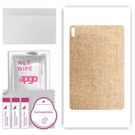 Akcesoria do tabletów i e-booków - folia naklejka skórka strukturalna na TYŁ do Huawei MatePad C7 - Tkanina Denim Beżowy - apgo SKINS - miniaturka - grafika 1