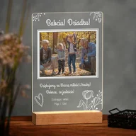 Ramki na zdjęcia - Lampka ramka XL z wydrukiem na szkle akrylowym i podświetleniem LED - miniaturka - grafika 1