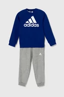 Dresy i komplety dla dziewczynek - adidas dres dziecięcy kolor niebieski - miniaturka - grafika 1