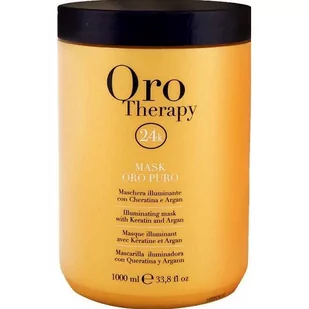 Fanola Fanola Oro Therapy maska rozświetlająca do włosów z olejkami 1000ml 14038 - Maski do włosów - miniaturka - grafika 1